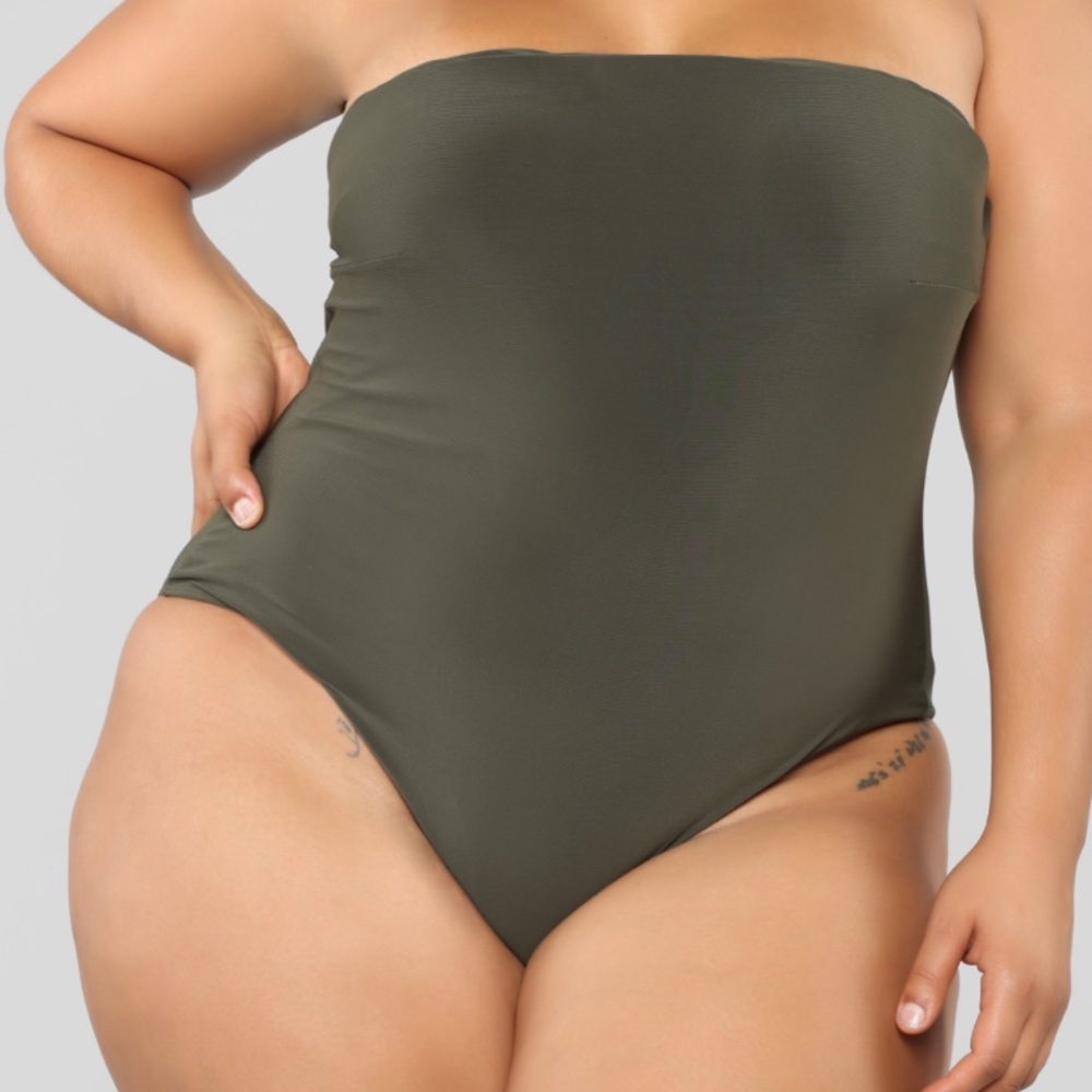 Olive bodysuit